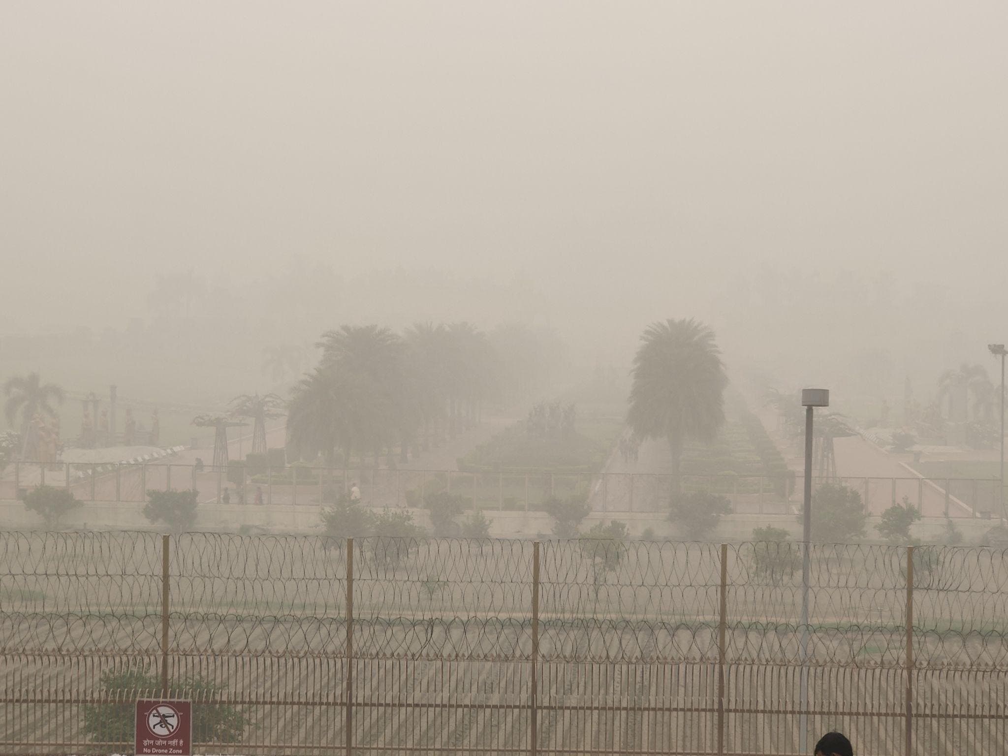 Polluted City in India